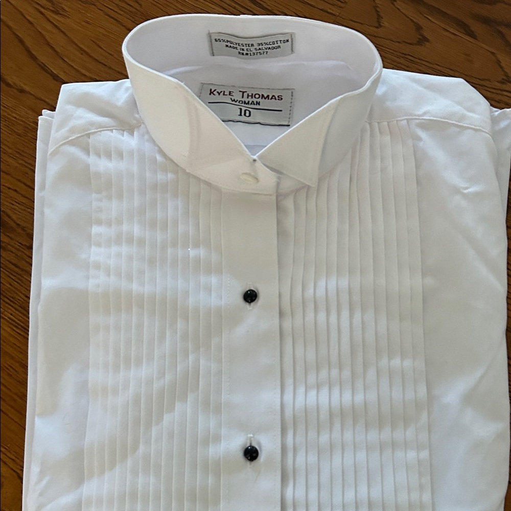 Tuxedo Blouse